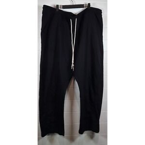 Xerison 4XL Workout Lounge Pants Casual‎ Black Drawstring Activewear Athletic